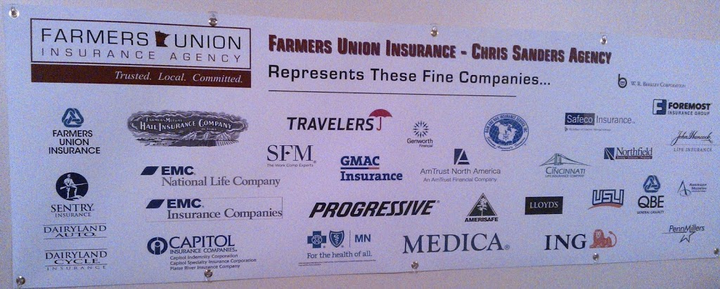 Farmers Union Insurance Agency, Inc. Chris Sanders | 1903 S Broadway, Rochester, MN 55904, USA | Phone: (507) 282-4411