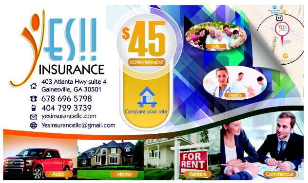 Yes Insurance LLC | 403 Atlanta Hwy #4, Gainesville, GA 30501, USA | Phone: (678) 696-5798