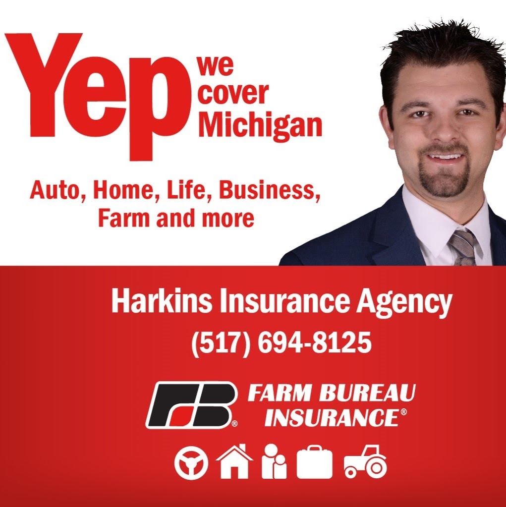 Harkins Insurance Agency- Farm Bureau | 430 State St, Charlotte, MI 48813, USA | Phone: (517) 543-5565