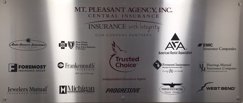 Mt Pleasant Agency, Inc. - Central Insurance | 119 S Franklin St, Mt Pleasant, MI 48858, USA | Phone: (989) 772-2977