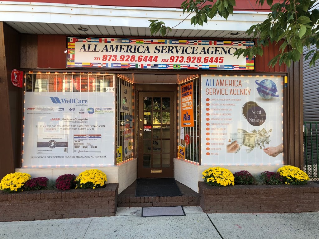 AllAmerica Service Agency | 289 Lakeview Ave, Clifton, NJ 07011, USA | Phone: (973) 928-6444