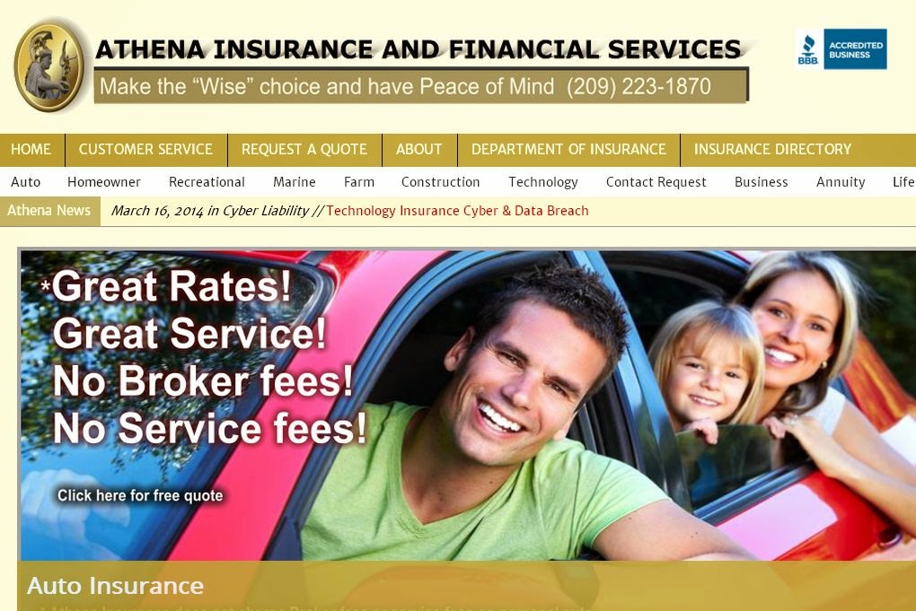 Athena Insurance & Financial Services | 205 Court St, Jackson, CA 95642, USA | Phone: (209) 223-1870