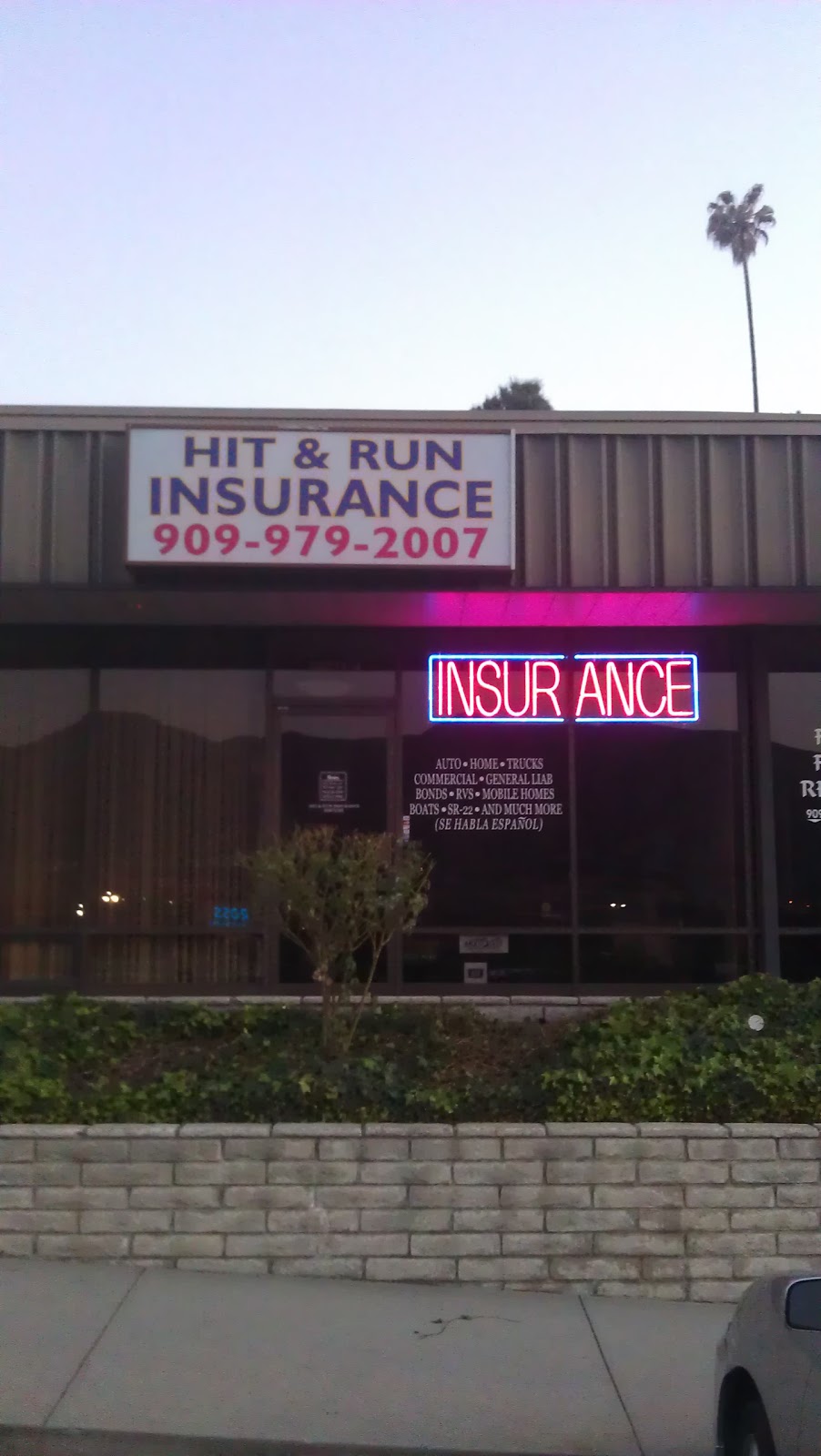 Hit and Run Insurance Agency | 33733 Yucaipa Blvd, Yucaipa, CA 92399, USA | Phone: (909) 979-2007