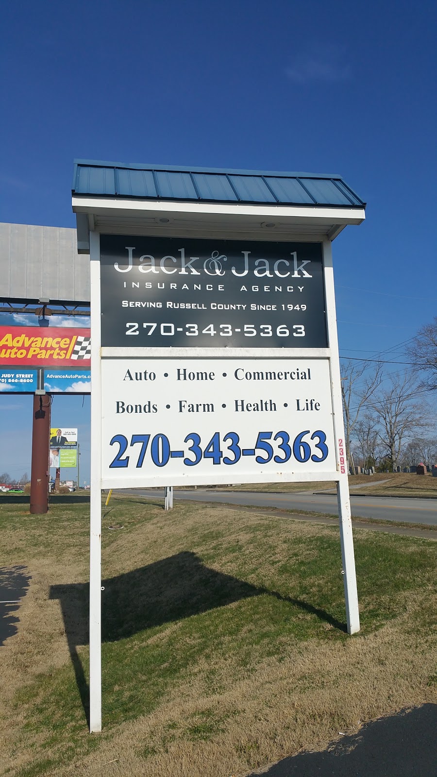 Jack & Jack Insurance | 2395 N Main St, Jamestown, KY 42629, USA | Phone: (270) 343-5363