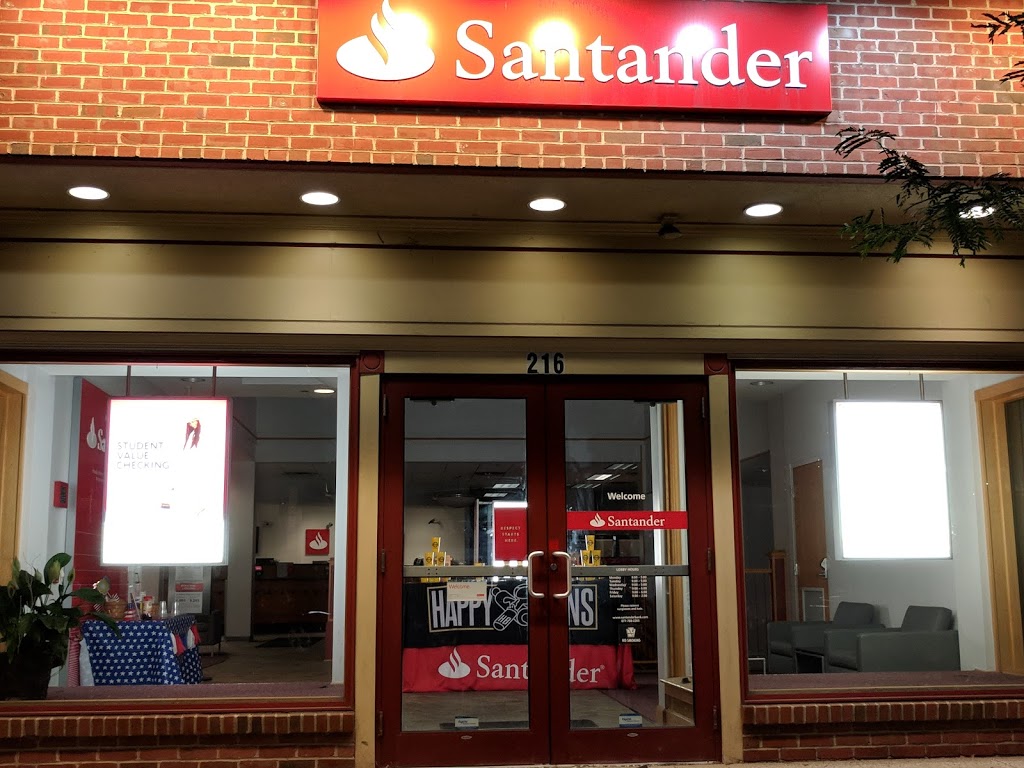 Santander Bank | 216 W College Ave, State College, PA 16801, USA | Phone: (814) 861-9361