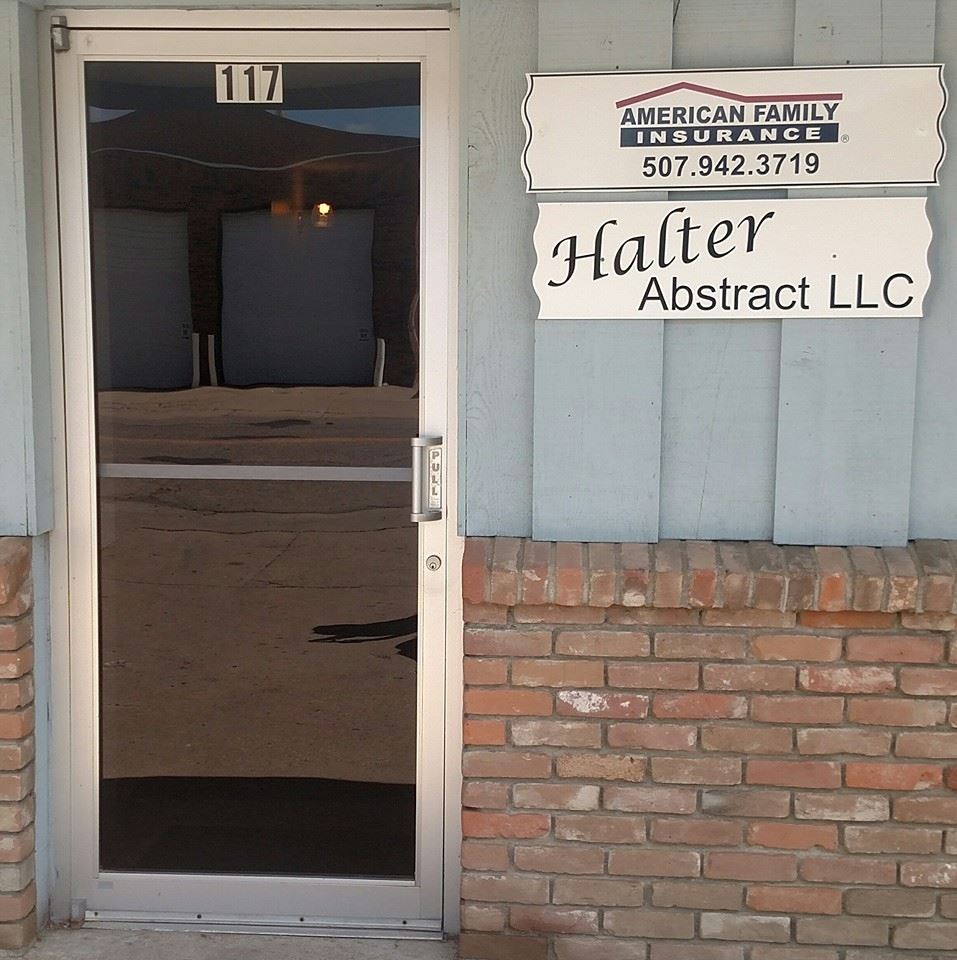 Halter Abstracting, LLC | 117 7th St S Suite 1, St James, MN 56081, USA | Phone: (507) 375-7115