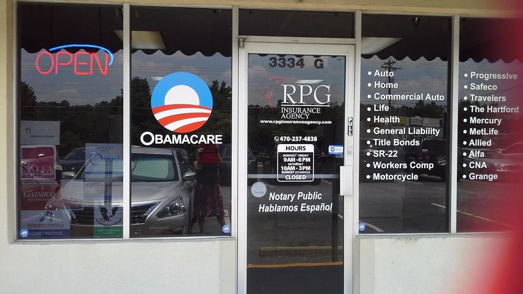 RPG Insurance Agency | 3334 Stone Mountain Hwy Ste G, Snellville, GA 30078, USA | Phone: (470) 237-4838