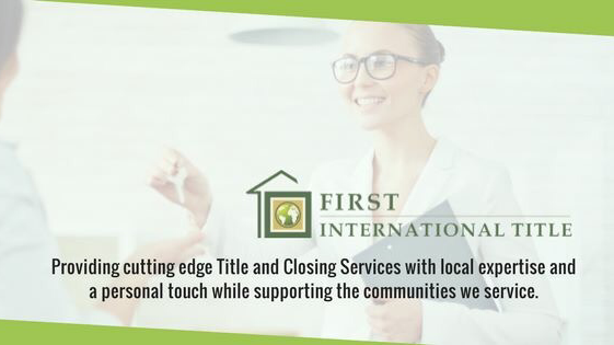 First International Title | 1790 E Venice Ave #205, Venice, FL 34292, USA | Phone: (941) 451-8522