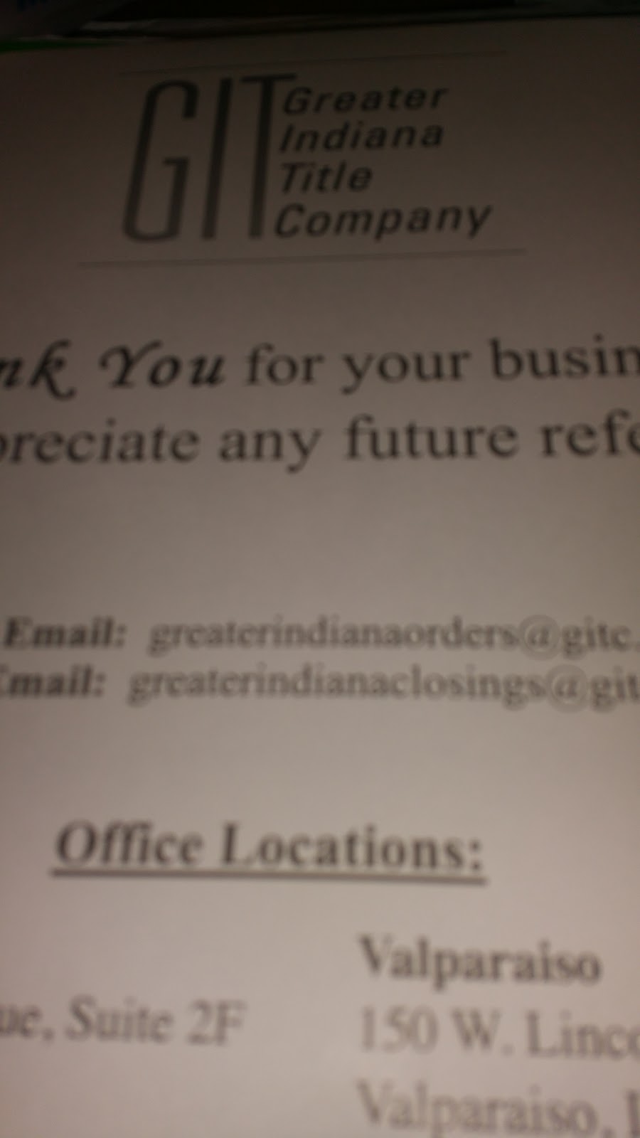 Greater Indiana Title Company | 8700 Broadway B, Merrillville, IN 46410, USA | Phone: (219) 641-6300