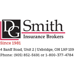 D.G. Smith Insurance Brokers | 4 Banff Rd #2, Uxbridge, ON L9P 1S9, Canada | Phone: (905) 852-5691