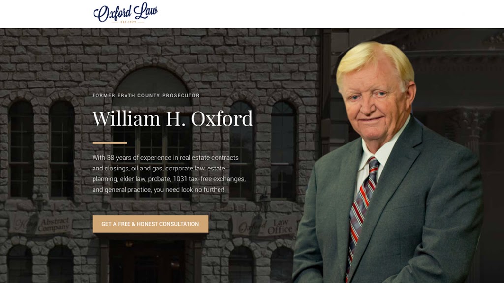 Oxford Law | 159 S Graham Ave, Stephenville, TX 76401, USA | Phone: (254) 965-3189