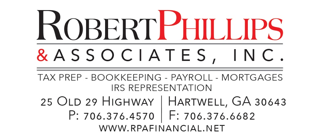 Robert Phillips & Associates Inc | 25 Old 29 Hwy, Hartwell, GA 30643, USA | Phone: (706) 376-4570