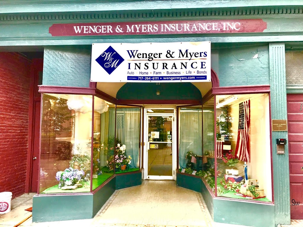 Wenger & Myers Insurance | 17 N Main St, Chambersburg, PA 17201, USA | Phone: (717) 264-6111