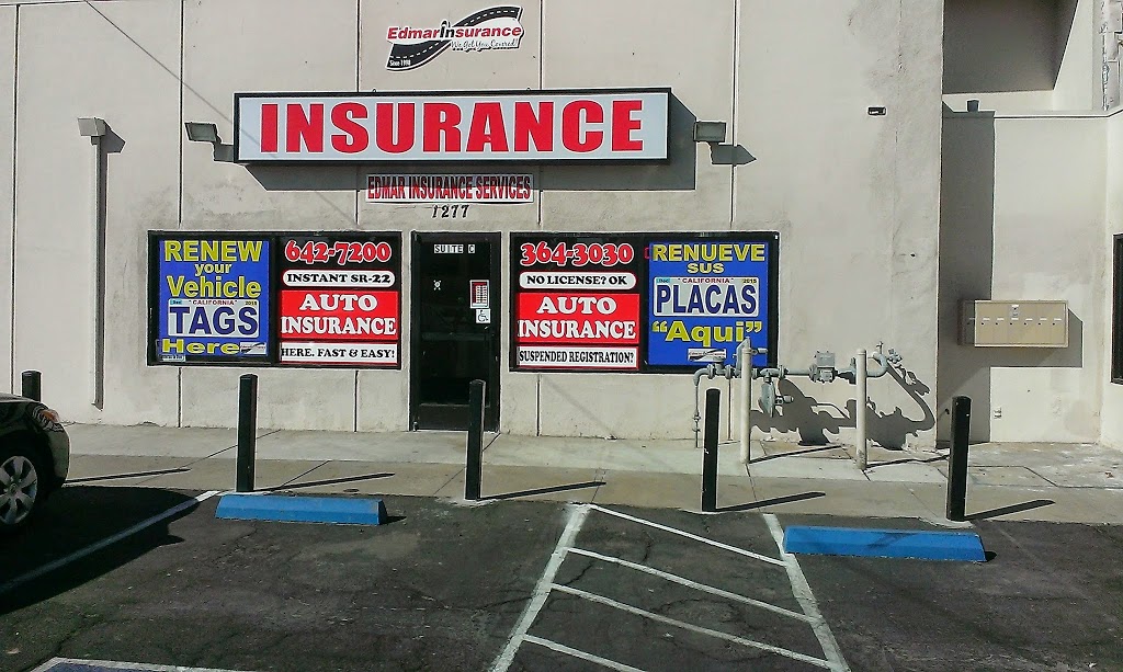 Edmar Insurance & DMV Services - M3 | 1277 V St, Merced, CA 95341, USA | Phone: (209) 390-4052