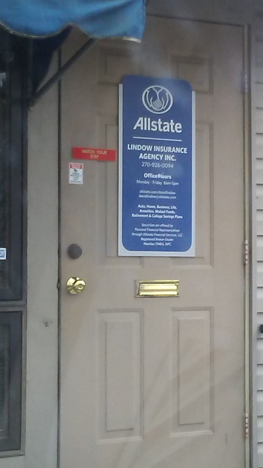 David F. Lindow: Allstate Insurance | 1210 Burlew Blvd Ste A, Owensboro, KY 42303, USA | Phone: (270) 926-0094