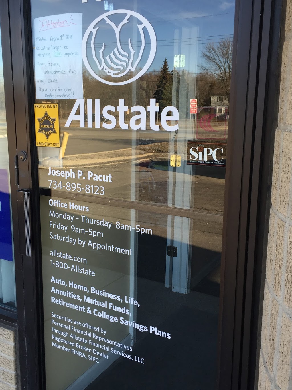 Joseph P Pacut: Allstate Insurance | 43687 Michigan Ave, Canton, MI 48188, USA | Phone: (734) 895-8123