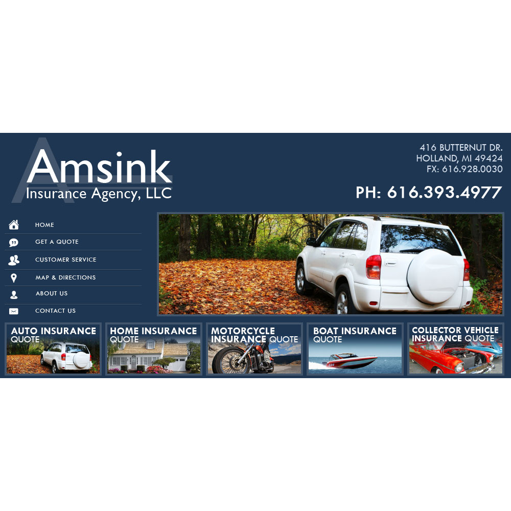 Amsink Insurance Agency, LLC | 416 Butternut Dr, Holland, MI 49424, USA | Phone: (616) 393-4977