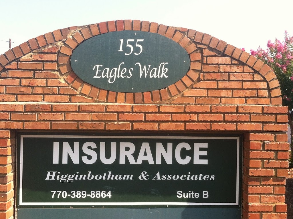 Higginbotham & Associates Insurance | 155 Eagles Walk suite b, Stockbridge, GA 30281, USA | Phone: (770) 389-8864