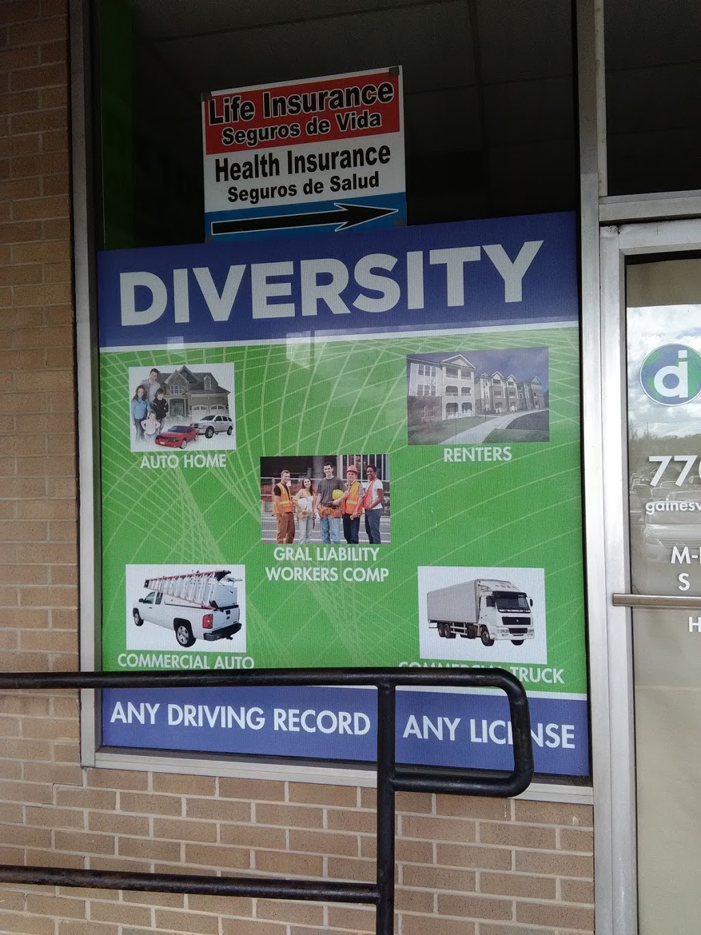 Diversity Insurance Agency | 1500 Browns Bridge Rd, Gainesville, GA 30501, USA | Phone: (770) 534-2474