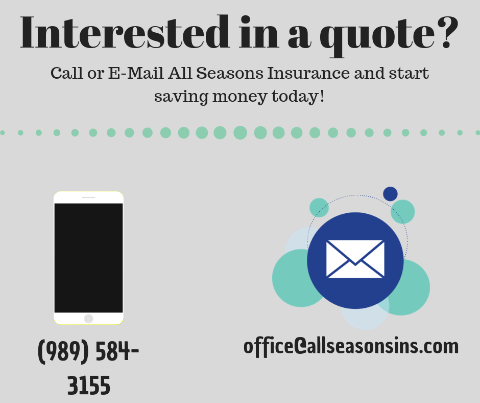 All Seasons Insurance Agency | 121 S Mercantile St, Carson City, MI 48811, USA | Phone: (989) 584-3155