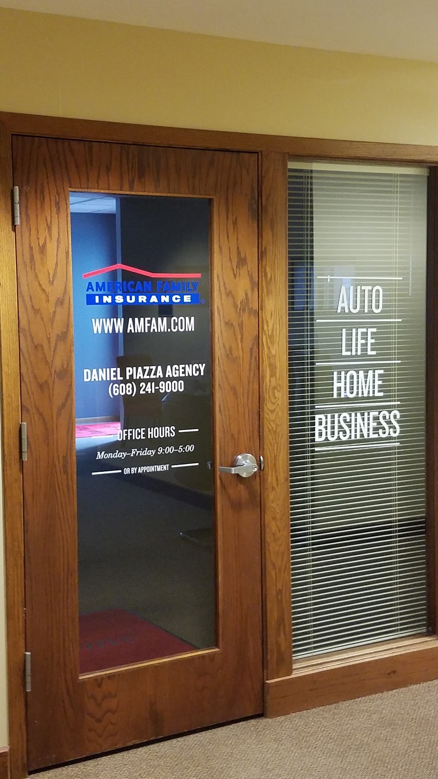 American Family Insurance - Daniel Piazza | 2601 Crossroads Dr #100, Madison, WI 53718, USA | Phone: (608) 241-9000