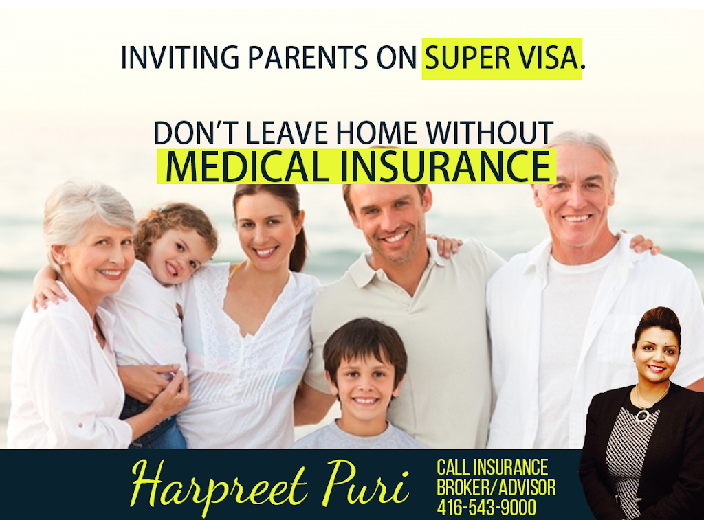 Harpreet Puri Super Visa Insurance | 2969 Bovaird Dr E Unit 2, Brampton, ON L6S 0C6, Canada | Phone: (416) 543-9000