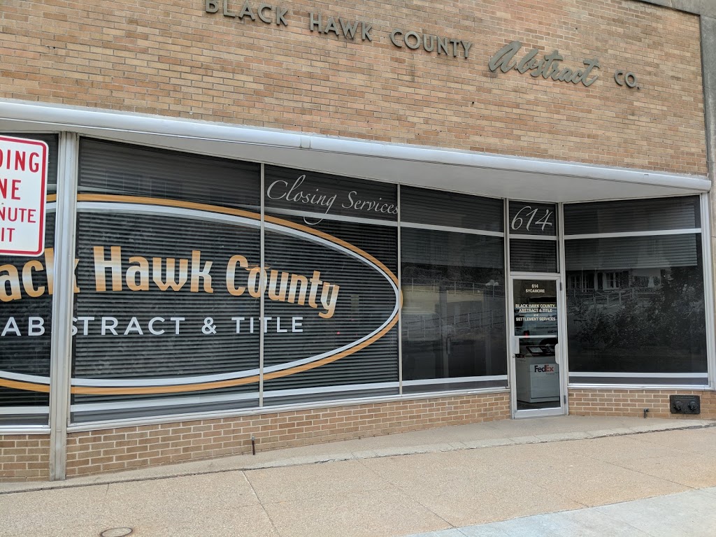 Black Hawk County Abstract Co | 614 Sycamore St, Waterloo, IA 50703, USA | Phone: (319) 291-4000