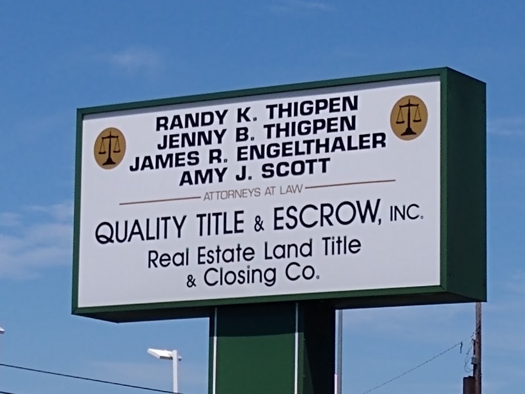 Quality Title Co Inc | 2813 Woodward Ave, Muscle Shoals, AL 35661, USA | Phone: (256) 386-0539