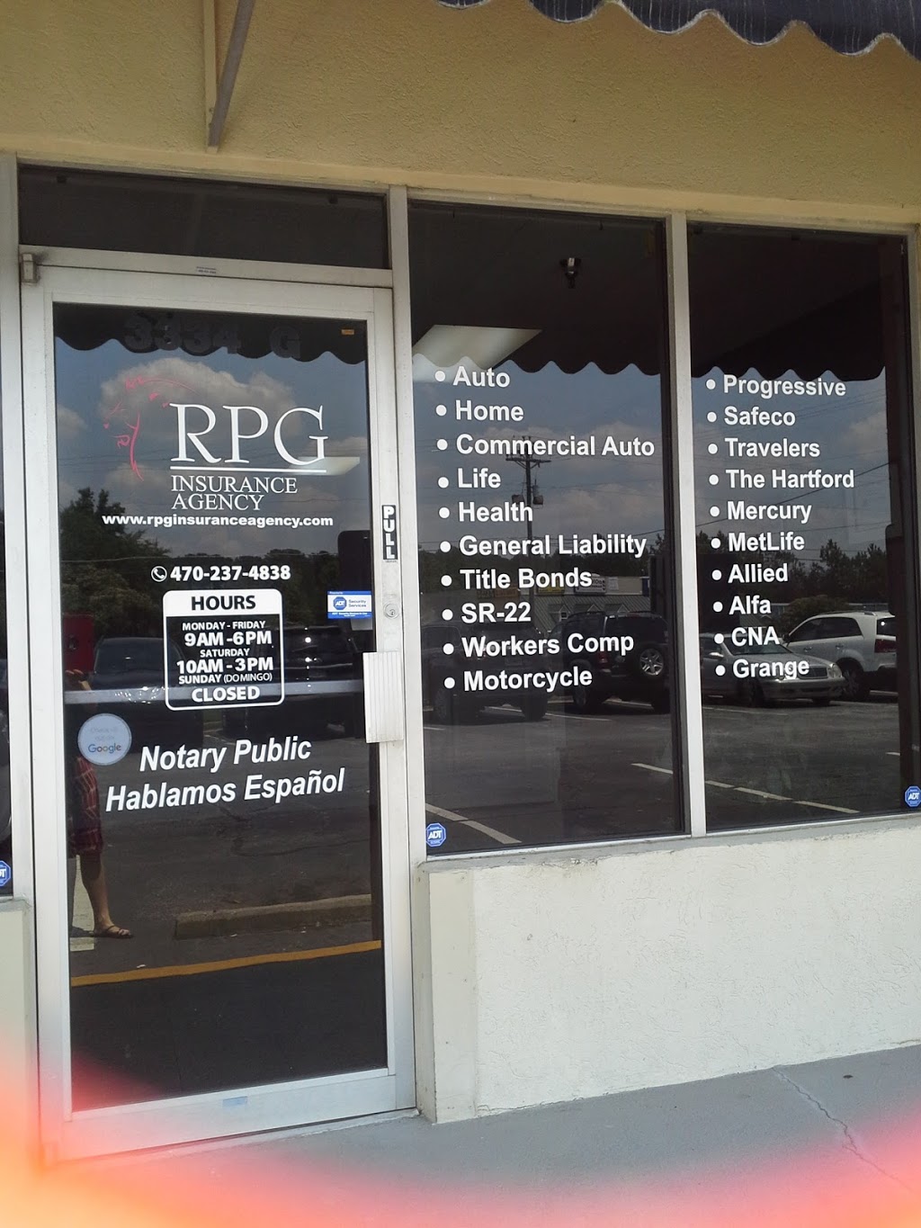 RPG Insurance Agency | 3334 Stone Mountain Hwy Ste G, Snellville, GA 30078, USA | Phone: (470) 237-4838