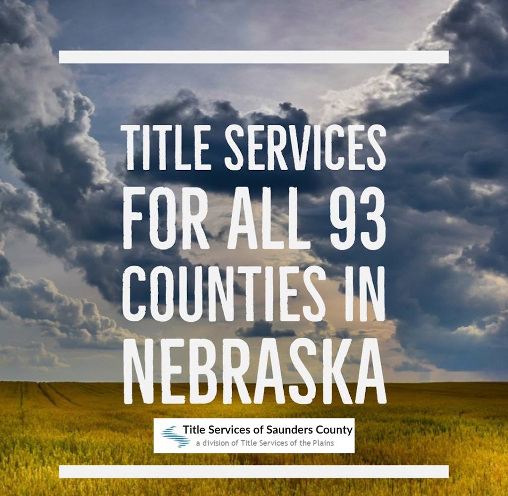 Title Services of Saunders County | 129 E 5th St, Wahoo, NE 68066, USA | Phone: (402) 443-3081