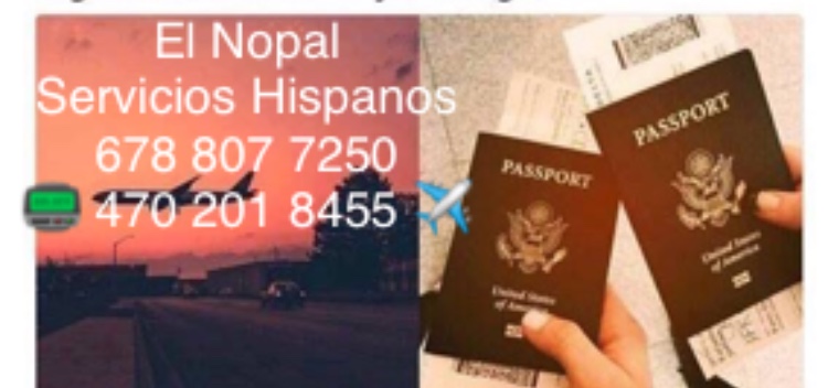 El Nopal Servicios Hispanos | 238 Atlanta Rd, Cumming, GA 30040, USA | Phone: (678) 807-7250