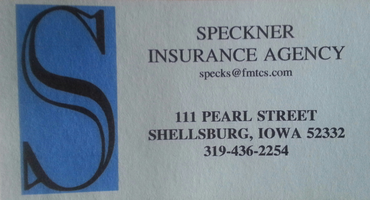 Speckner Insurance Agency | 111 Pearl St, Shellsburg, IA 52332, USA | Phone: (319) 436-2254