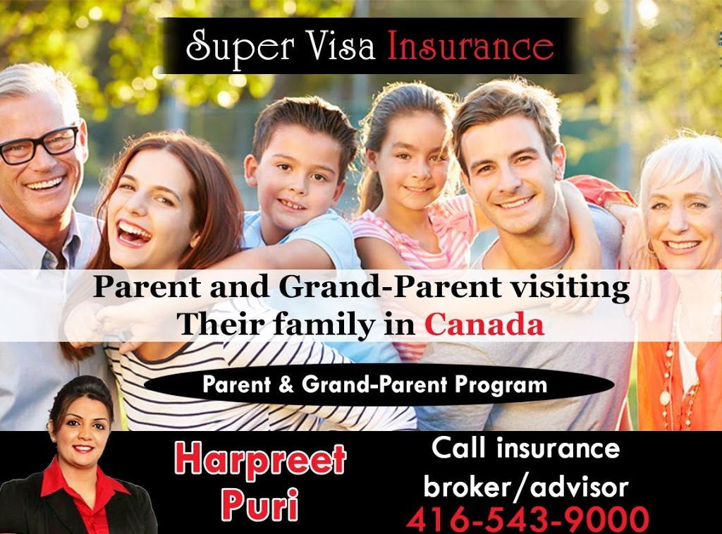 Super Visa Insurance | 89 Sprucelands Ave, Brampton, ON L6R 1N3, Canada | Phone: (416) 543-9000