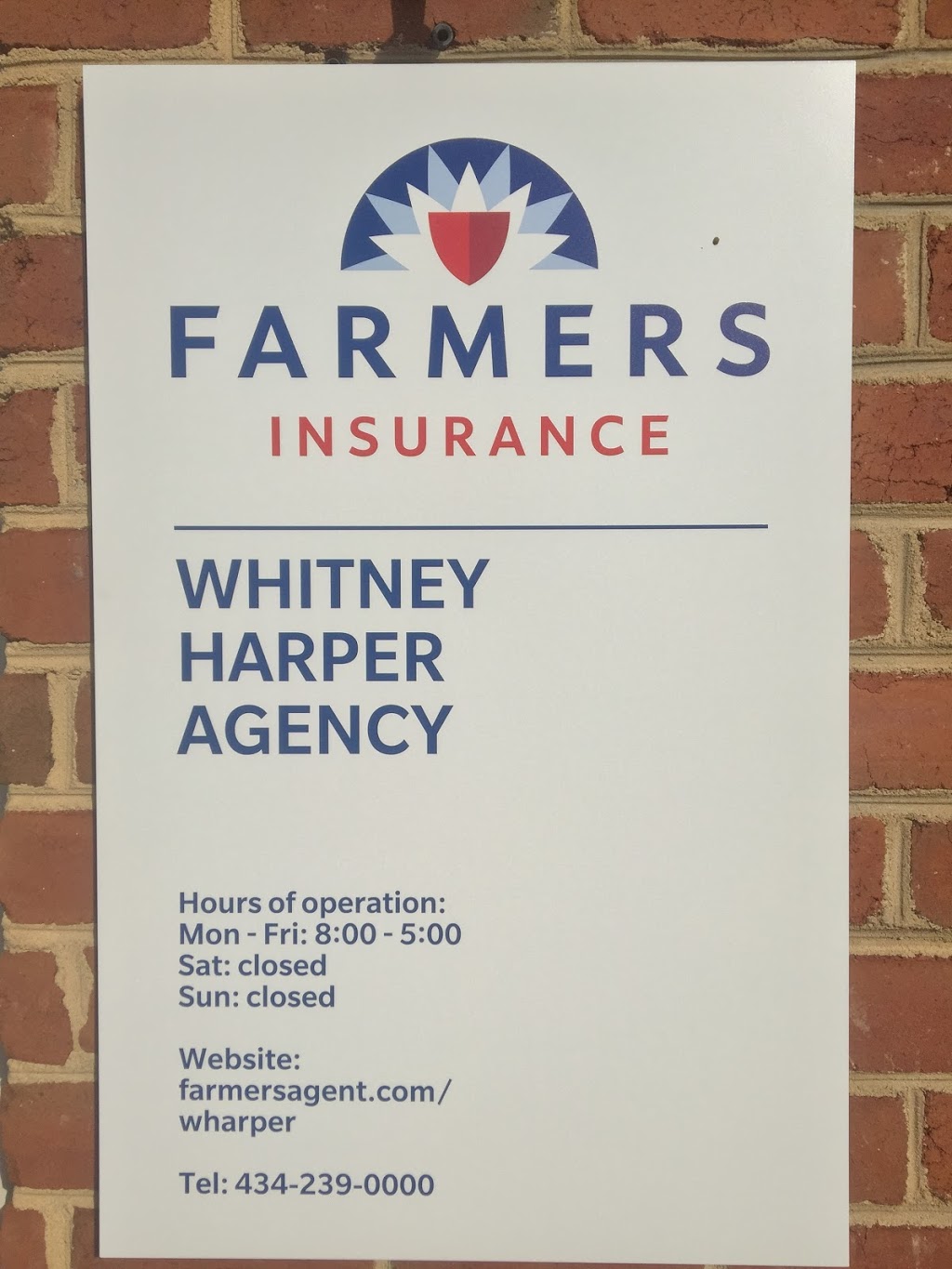 Farmers Insurance - Whitney Harper Agency | 8318 Timberlake Rd Suite 2, Lynchburg, VA 24502, USA | Phone: (434) 239-0000