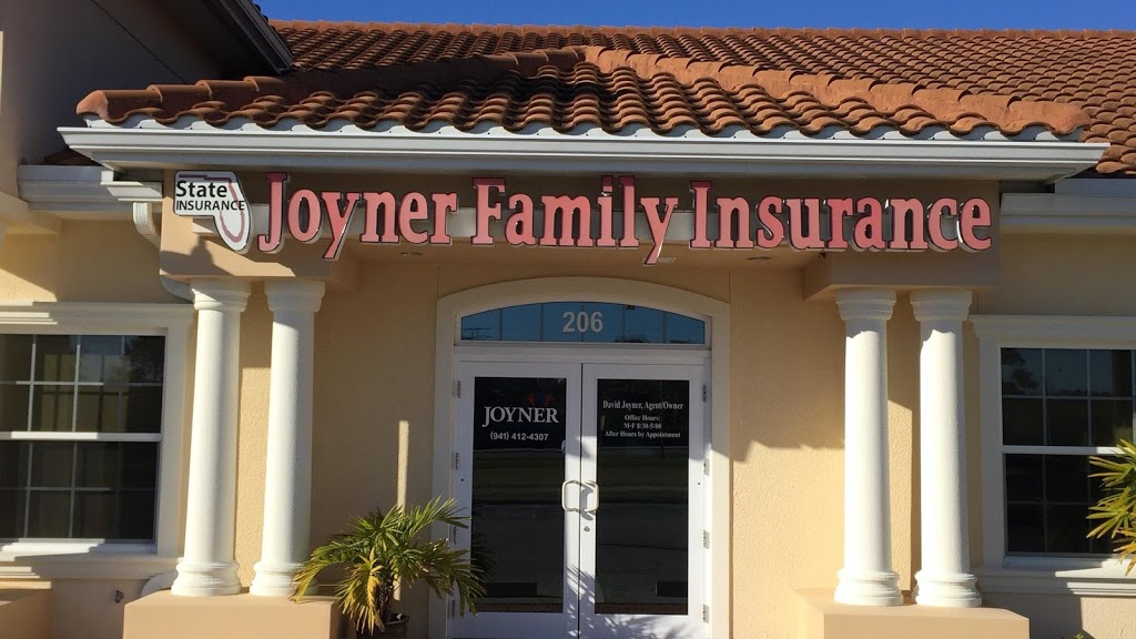 Joyner Family Insurance | 1500 E Venice Ave Unit 206, Venice, FL 34292, USA | Phone: (941) 412-4307