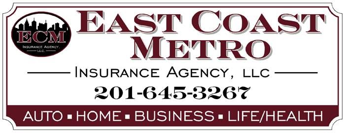 East Coast Metro Insurance Agency, LLC | 298 Ridge Rd 2nd Floor, Lyndhurst, NJ 07071, USA | Phone: (201) 645-3267