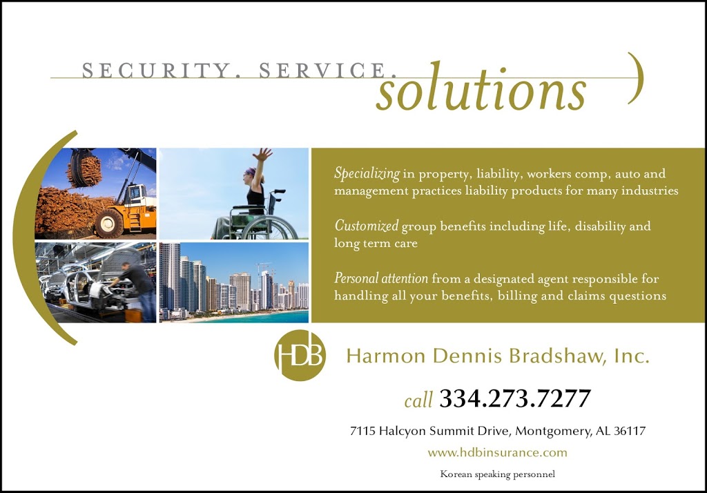 Harmon Dennis Bradshaw, Inc | 7115 Halcyon Summit Dr, Montgomery, AL 36117, USA | Phone: (334) 273-7277