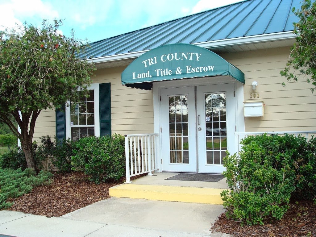 Tri-County Land Title & Escrow Company | 13696 US-441 Suite 200, The Villages, FL 32159, USA | Phone: (352) 753-4411