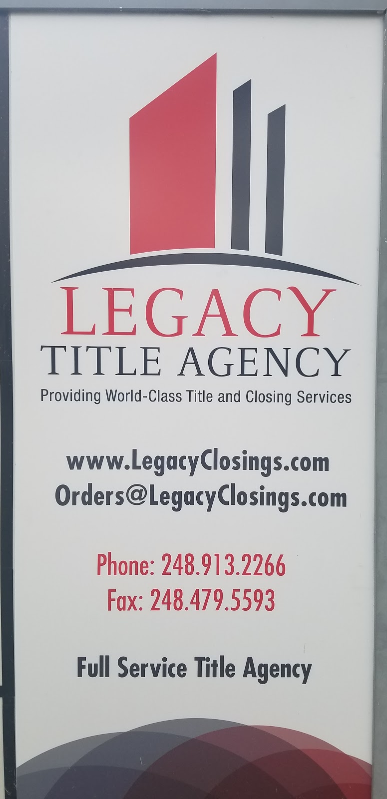 Legacy Title Agency | 3676 Clarkston Rd, Village of Clarkston, MI 48348, USA | Phone: (248) 913-2266