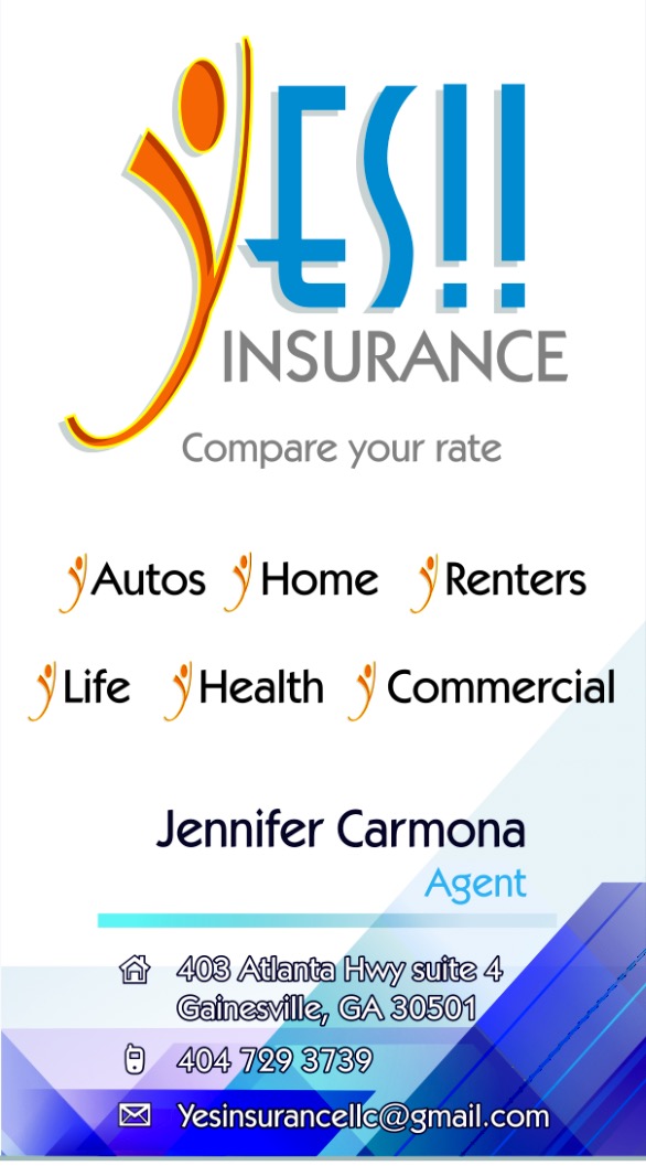 Yes Insurance LLC | 403 Atlanta Hwy #4, Gainesville, GA 30501, USA | Phone: (678) 696-5798