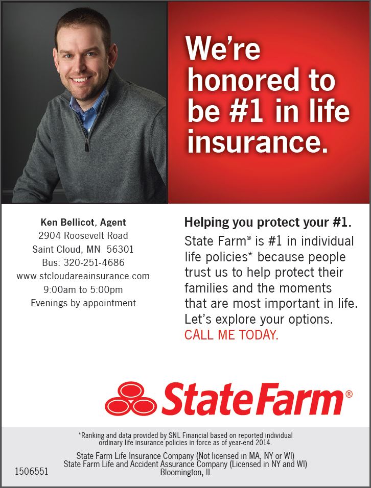 Ken Bellicot - State Farm Insurance Agent | 2904 Roosevelt Rd Ste 2, St Cloud, MN 56301, USA | Phone: (320) 251-4686