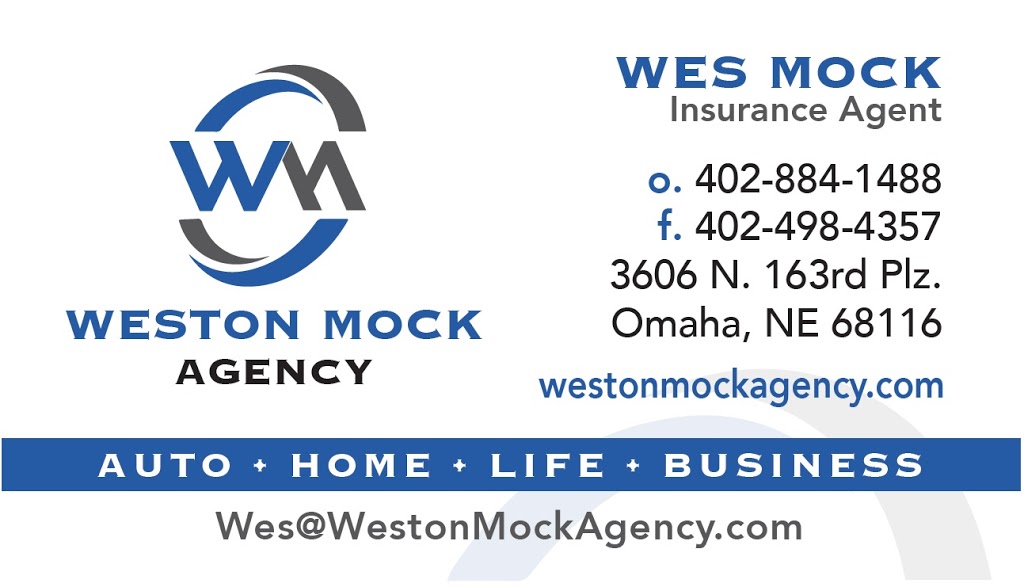 Weston Mock Insurance Agency (Car/Home/Renters Insurance) | 3606 N 163rd Plz 163rd &, Maple St, Omaha, NE 68116, USA | Phone: (402) 884-1488