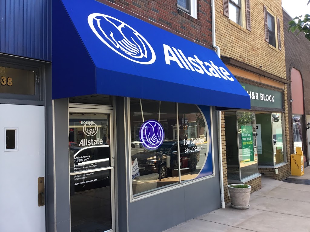 Joseph Andres: Allstate Insurance | 140 S Allegheny St, Bellefonte, PA 16823, USA | Phone: (814) 209-8001