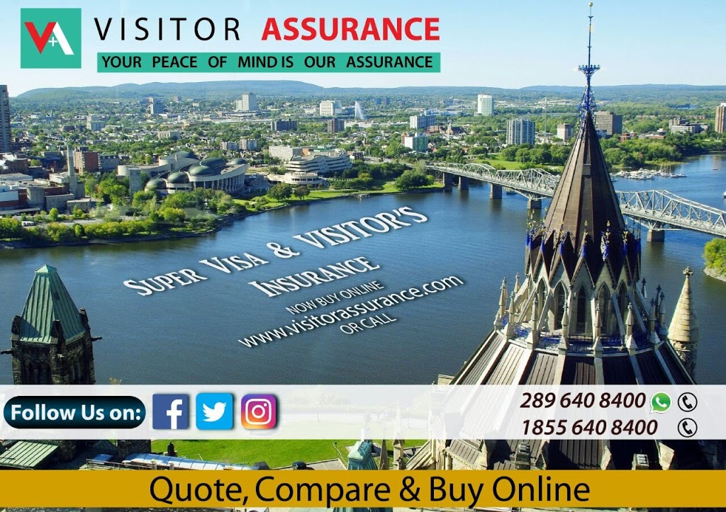 Visitor Assurance, Best Super Visa Insurance Provider | 241 Clarence St #28, Brampton, ON L6W 4P2, Canada | Phone: (289) 640-8400