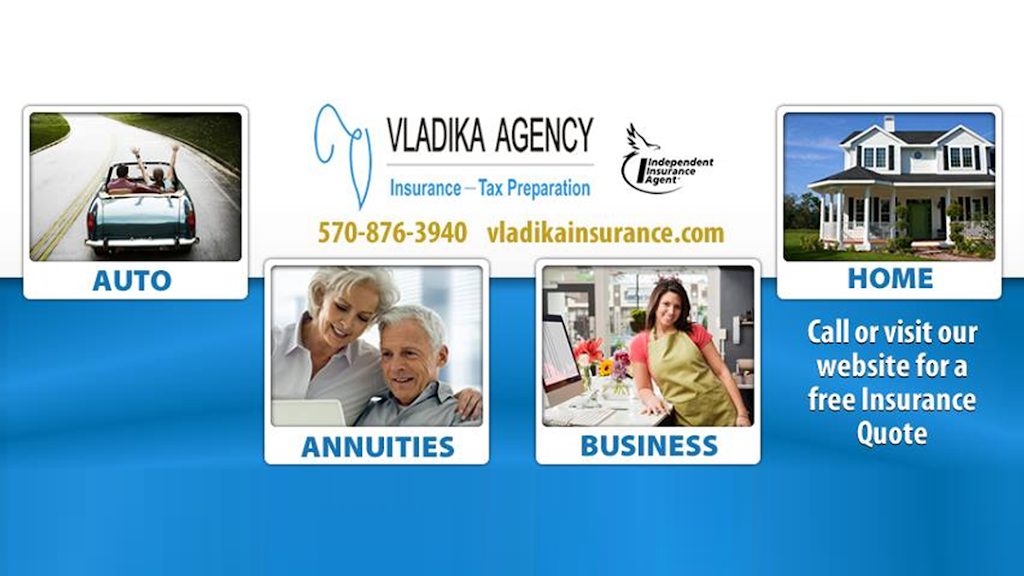 Vladika Insurance Agency | 649 Washington Ave, Jermyn, PA 18433, USA | Phone: (570) 876-3940