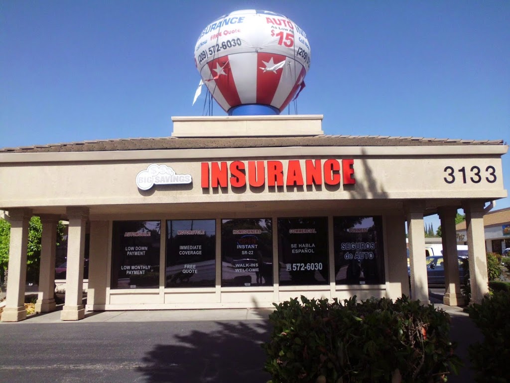 Big Savings Insurance Agency, Inc | 3000 McHenry Ave #4, Modesto, CA 95350, USA | Phone: (209) 572-6030