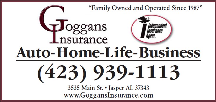 Goggans Insurance Agency | 3535 Main St, Jasper, TN 37347, USA | Phone: (423) 939-1113