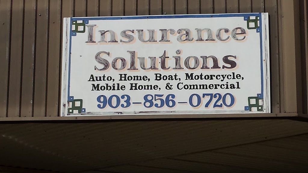 Insurance Solutions | 919 N Greer Blvd, Pittsburg, TX 75686, USA | Phone: (903) 856-0742