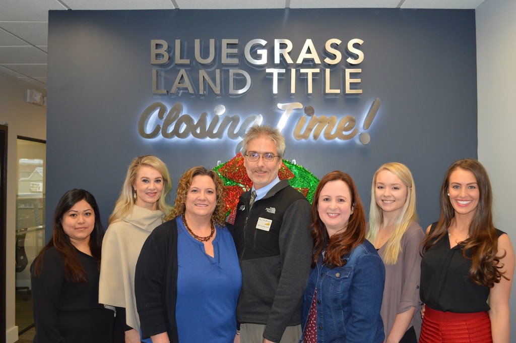 Bluegrass Land Title, LLC | 2000 Warrington Way Suite 230, Louisville, KY 40222, USA | Phone: (502) 233-8700