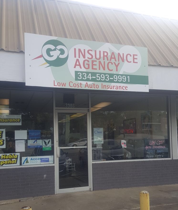 Go Insurance Agency | 3366 Atlanta Hwy, Montgomery, AL 36109, USA | Phone: (334) 593-9991